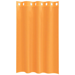 Orange Voile Gardinen 140x175 cm, 2er-Set