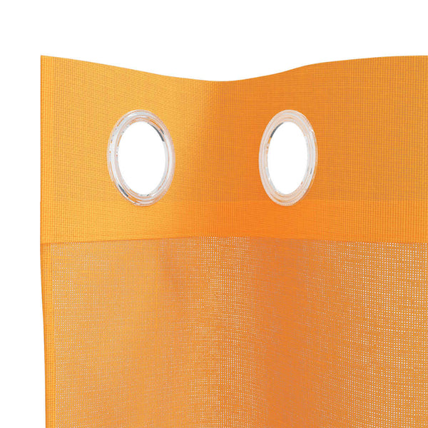 Orange Voile Gardinen 140x175 cm, 2er-Set