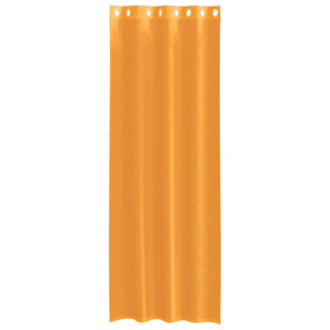 Orange Voile Gardinen 140x300 cm, 2er-Set
