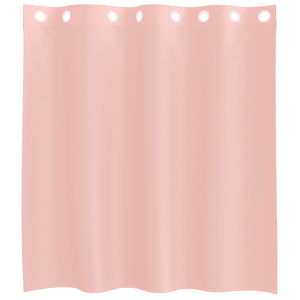 Rosa Voile Gardinen 140x140 cm, 2er-Set