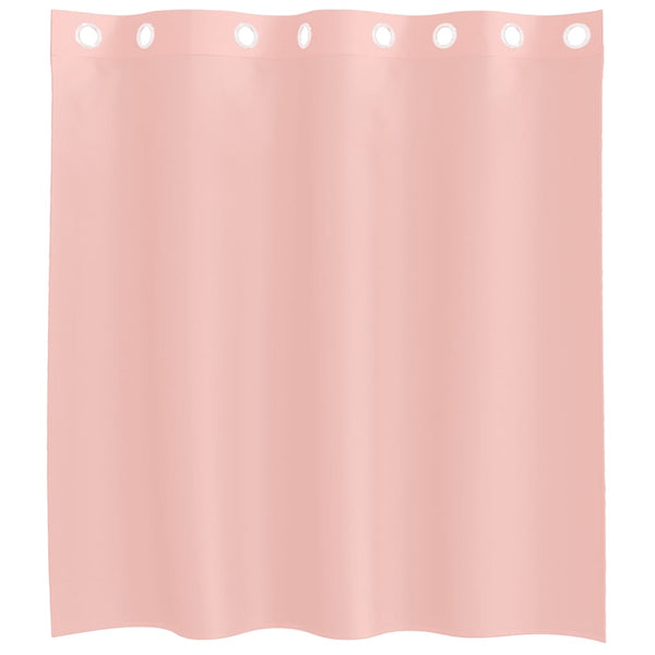 Rosa Voile Gardinen 140x140 cm, 2er-Set