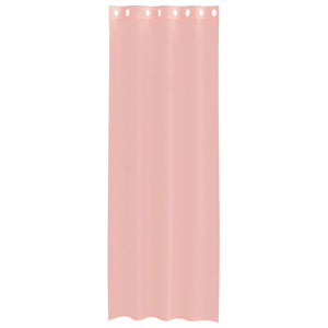 Rosa Voile Vorhänge 140x300 cm, 2er-Set