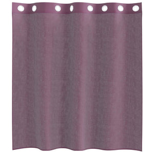Lila Voile Vorhänge 140x140 cm, 2er-Set