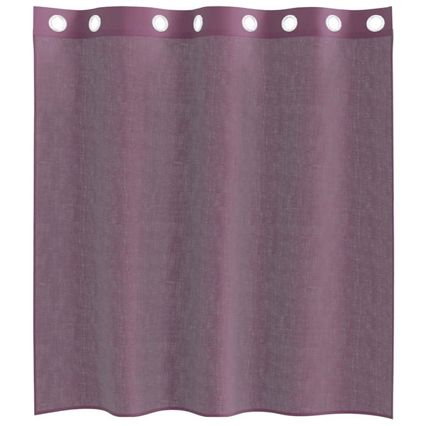 Lila Voile Vorhänge 140x140 cm, 2er-Set