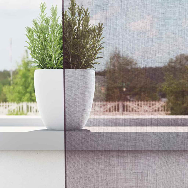 Lila Voile Vorhänge 140x175 cm, 2er-Set