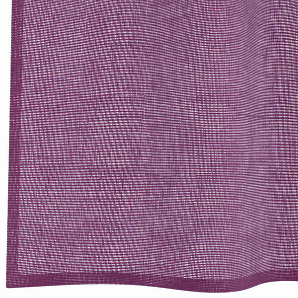 Lila Voile Vorhänge mit Ösen, 140x225 cm, 2er-Set