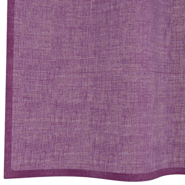 Lila Voile Vorhänge mit Ösen 140x245cm, 2er-Set