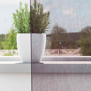 Lila Voile Vorhänge mit Ösen 140x260 cm, 2er-Set