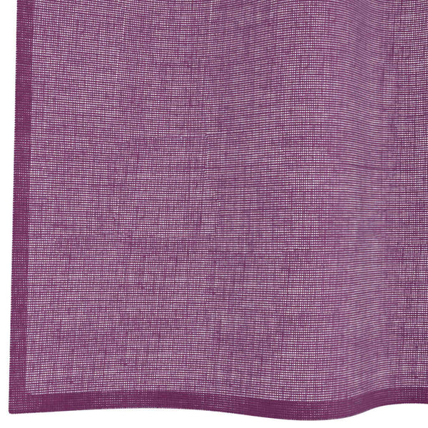 Lila Voile Vorhänge mit Ösen 140x260 cm, 2er-Set