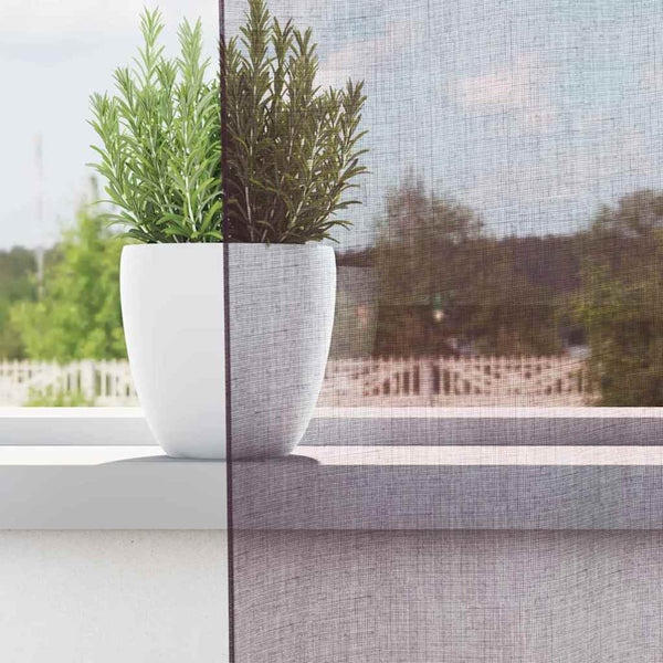 Lila Voile Vorhänge 140x300 cm, 2er-Set