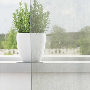 Hellgraue Voile Vorhänge 140x140 cm, 2er-Set