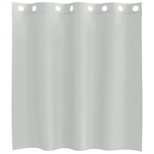 Hellgraue Voile Vorhänge 140x140 cm, 2er-Set