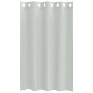 Hellgraue Voile Vorhänge, 140x175 cm, 2er-Set