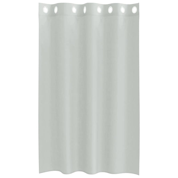 Hellgraue Voile Vorhänge, 140x175 cm, 2er-Set