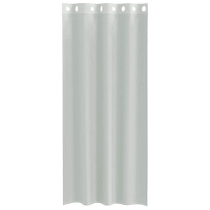 Hellgraue Voile Vorhänge 140x245 cm, 2er-Set