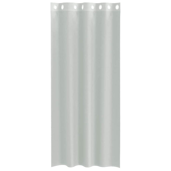 Hellgraue Voile Vorhänge 140x245 cm, 2er-Set