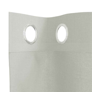 Hellgraue Voile Vorhänge 140x245 cm, 2er-Set