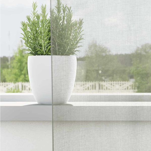 Hellgraue Voile Vorhänge 140x260 cm, 2er-Set