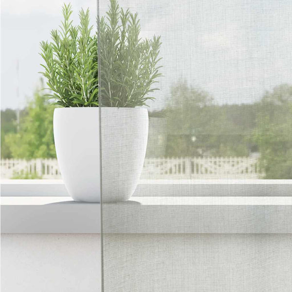 Hellgraue Voile Vorhänge 140x300 cm, 2er-Set