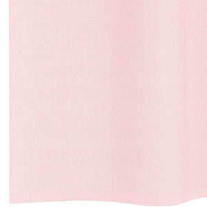 Hellrosa Voile Vorhänge mit Schlaufen, 140x140cm, 2er-Set