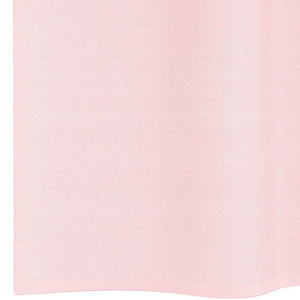 Hellrosa Voile Vorhänge mit Schlaufen, 2er-Set