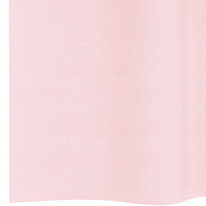 Hellrosa Voile Vorhänge mit Schlaufen, 2er-Set