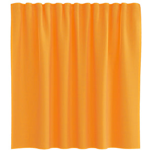 Orange Voile Vorhänge mit Schlaufen, 140x140 cm, 2er-Set