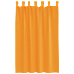 Orange Voile Vorhänge mit Schlaufen, 2 Stk. 140x175 cm