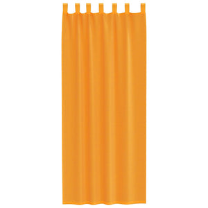 Orange Voile Vorhänge 140x260 cm, 2er-Set