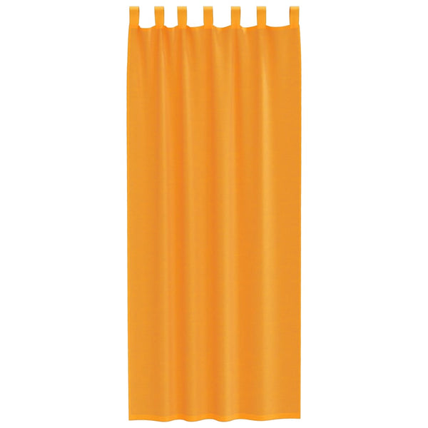 Orange Voile Vorhänge 140x260 cm, 2er-Set