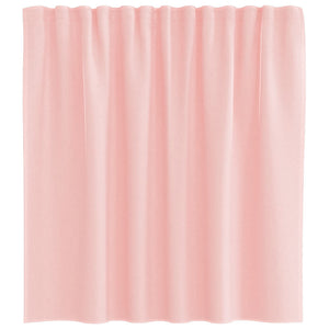 Rosa Voile Vorhänge mit Schlaufen, 140x140 cm, 2er-Set