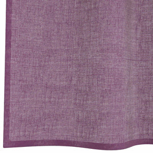 Lila Voile Vorhänge mit Schlaufen 140x140cm, 2er-Set