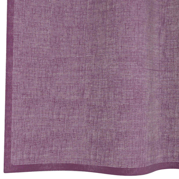 Violette Voile Vorhänge mit Schlaufen 140x175cm, 2er-Set