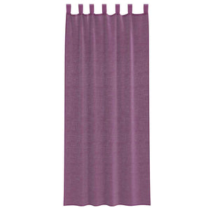 Lila Voile Vorhänge 140x260 cm, 2er-Set
