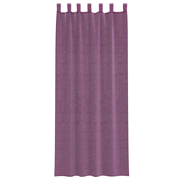 Lila Voile Vorhänge 140x260 cm, 2er-Set