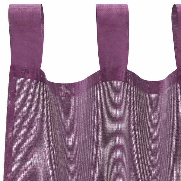 Lila Voile Vorhänge 140x260 cm, 2er-Set