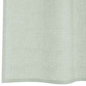 Hellgraue Voile-Vorhänge mit Schlaufen, 140x140 cm, 2er-Set