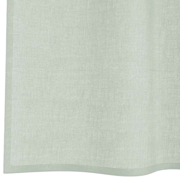 Hellgraue Voile-Vorhänge mit Schlaufen, 140x140 cm, 2er-Set