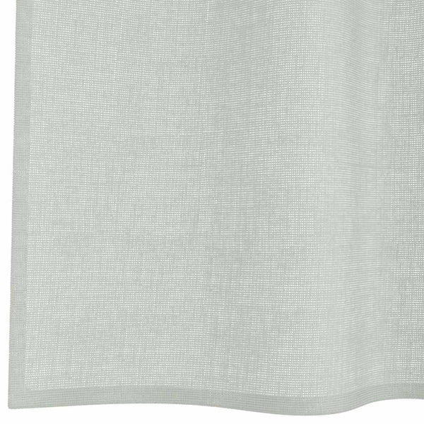 Hellgraue Voile Vorhänge mit Schlaufen, 140x225 cm, 2er-Set