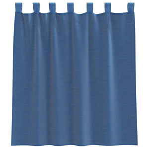 Hellgraue Voile Vorhänge mit Schlaufen, 2 Stk. 140x260 cm
