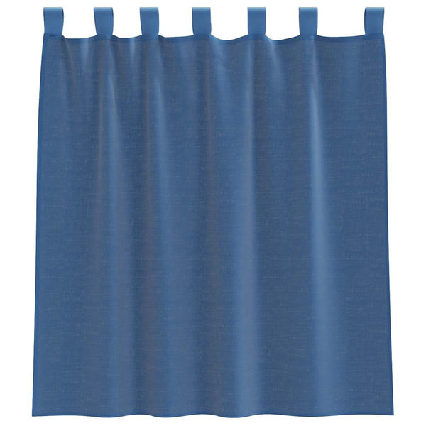 Hellgraue Voile Vorhänge mit Schlaufen, 2 Stk. 140x260 cm