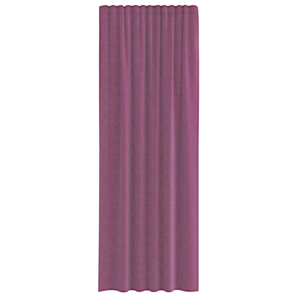 Königsblaue Voile-Gardinen mit Schlaufen, 140x140 cm, 2er-Set