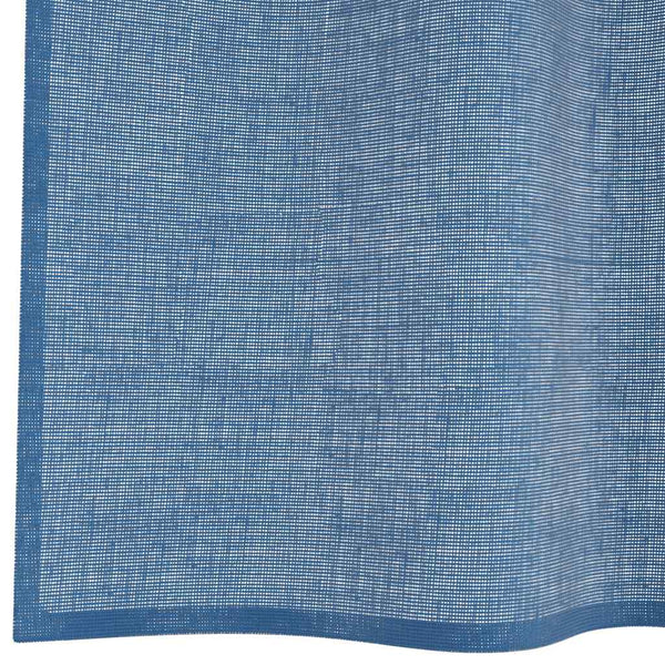 Königsblaue Voile-Vorhänge mit Schlaufen, 140x175 cm, 2er-Set