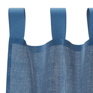 Königsblaue Voile-Vorhänge, 2 Stk. 140x225 cm