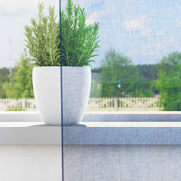 vidaXL Voilages à œillets 2 pcs Bleu roi 140x245 cm