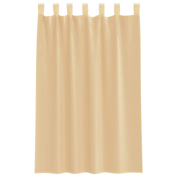 Voile Vorhänge Sand 140x175 cm, 2er-Set