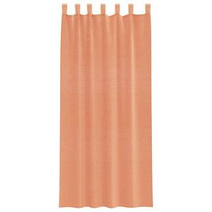 Terracotta Voile Vorhänge mit Schlaufen, 2er-Set