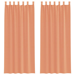 Voile Vorhänge Terrakotta 140x260 cm 2er-Set