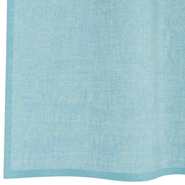 Türkis Voile Vorhänge mit Schlaufen 140x225 cm, 2er-Set