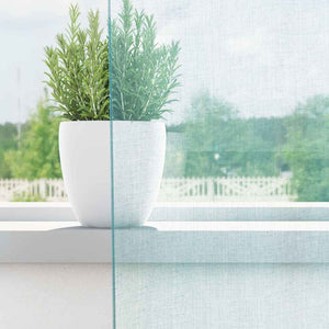 Türkise Voile Vorhänge mit Schlaufen 140x245cm, 2er-Set